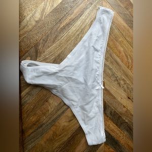 White thong